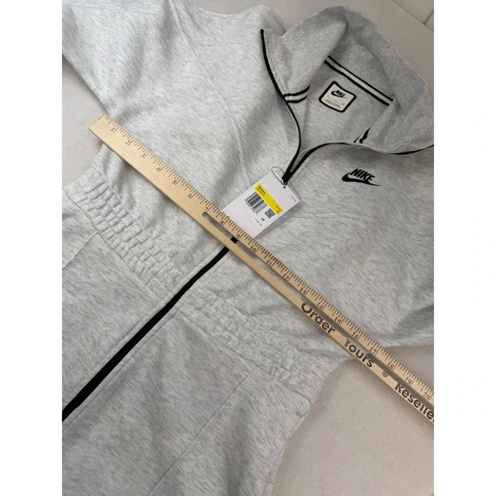 Nike Sportswear Tech Fleece Women Jumpsuit Grey Heather FB8798-013 Small NWT